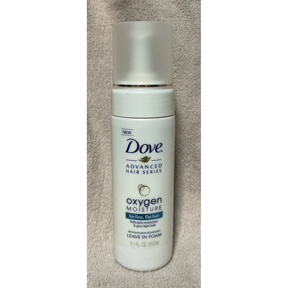 Dove Advanced Hair Series Oxygen Moisture Fine Flat Hair 5.1 OZ Leave in Foam